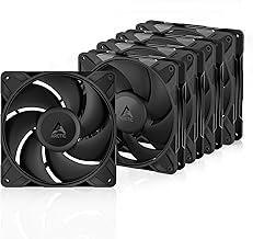 ARCTIC P14 Pro PST, 5 Pack - Powerful Premium Fan, 140 mm PWM Fan with Y-Cable Splitter, 400-2500 RPM, 0 RPM <5% PWM, Fluid Dynamic Bearing, 4-Pin - Black
