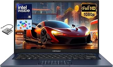 ASUS Laptop Computer for Home Student Study Business College, Intel 10-Core i5 (up to 4.6 GHz), 24GB RAM 1TB SSD, Numeric Keypad, Private Webcam, WiFi, BT 5.1 Windows 11 Pro w/GM Accessory