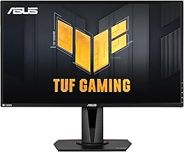 ASUS TUF Gaming 27" 2K HDR Gaming Monitor (VG27AQ) - QHD (2560 x 1440), 165Hz (Supports 144Hz), 1ms, Extreme Low Motion Blur, Speaker, G-SYNC Compatible, VESA Mountable, DisplayPort, HDMI,Black