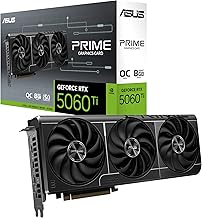 ASUS The SFF-Ready Prime GeForce RTX™ 5060 Ti 8GB GDDR7 OC Edition Graphics Card (PCIe® 5.0, 8GB GDDR7, HDMI®/DP 2.1, 2.5-Slot, Axial-tech Fans, Dual BIOS)