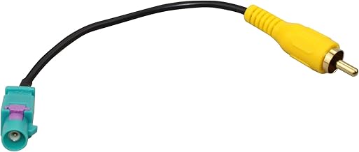 Antenna Adapter for Fakra Male to RCA Male for Car Reverse Backup Rear View Camera 15cm Long