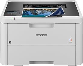 Brother Color Laser Printer with Wireless Printing Fast 19 PPM Output, Duplex Feature, Mobile Device Compatible, 250-Sheet Paper Tray for Professional Home Office Printing (HL-L3220CDW)
