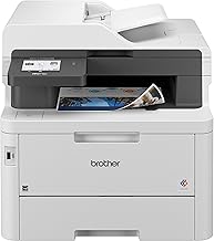 Brother MFC-L3780CDW Wireless Digital Color All-in-One Printer with Laser Quality Output, Single Pass Duplex Copy & Scan | Includes 2 Month Refresh Subscription Trial, Works with Alexa