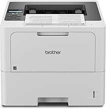Brother Professional Laser Printer with High-Speed 50 ppm Output, Advanced Security Features, and Wireless Networking for Business, Monochrome Printing with Duplex Capability (HL-6210DW)