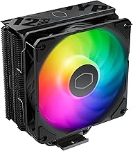 Cooler Master Hyper 212 Pro aRGB CPU Cooler, SickleFlow Edge 120 PWM Fan, Composite 4 Copper Heat Pipes, 152mm Tall, Sleek Top Cover, AMD Ryzen AM5|AM4, Intel LGA 1851|1700 Brackets