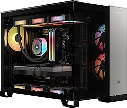 Corsair Vengeance i5200 Gaming PC – Liquid Cooled Intel® Core™ Ultra 9 285K CPU, NVIDIA® GeForce RTX™ 5090 GPU, 64GB Dominator Titanium RGB DDR5 Memory, 2+2TB M.2 SSD – Black/Silver