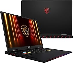 EXCaliberPC [2025] MSI Raider 18 HX AI A2XWJG-069US Pro Extreme (Intel Core Ultra 9 285HX, 128GB DDR5 RAM, 8TB NVMe SSD, NVIDIA GeForce RTX 5090, 18" UHD+ mini LED, Windows 11 Pro) Gaming Laptop