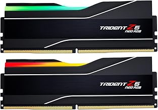 G.SKILL Trident Z5 Neo RGB Series DDR5 RAM (AMD Expo) 64GB (2x32GB) 6000MT/s CL30-40-40-96 1.40V Desktop Computer Memory U-DIMM - Matte Black (F5-6000J3040G32GX2-TZ5NR)