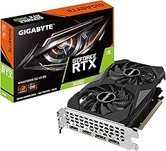 GIGABYTE GeForce RTX 3050 WINDFORCE OC V2 6G Graphics Card, 2X WINDFORCE Fans, 6GB GDDR6 96-bit GDDR6, GV-N3050WF2OCV2-6GD Graphics Card