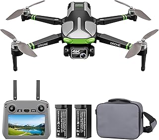 GPS Drones with Camera for Adults 4K, 100-Min Flight Time with 2 Batteries, 2K/30fps Video, 5.7-inch FPV Screen, RC Quadcopter, GPS Follow, Auto Return, Beginner Mode, Foldable RC Drones ZY90 PRO