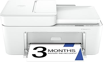 HP DeskJet 4255e Wireless All-in-One Color Inkjet Printer, Scanner, Copier, Best-for-home, 3 month Instant Ink trial included. This printer is only 2.4 ghz capable. AI-enabled (588S6A)