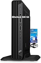 HP EliteDesk 800 G6 Mini Desktop Business Computer, Core i5-10500T Processor, 16GB RAM, 1TB PCIe SSD, RJ-45, Displayport, SUB KB & Mouse, Wi-Fi, BT, Windows 11 Pro (Renewed)