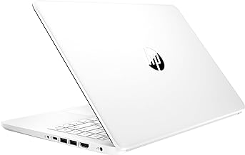 HP Latest Stream 14" HD Laptop, Intel Celeron Processor, 4GB Memory, 64GB eMMC Storage, Fast Charge, HDMI, Up to 11 Hours Long Battery Life, Office 365 1-Year, Win 11 S, Microfiber Bundle, White