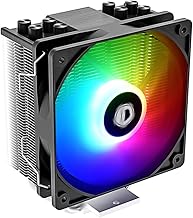 ID-COOLING SE-214-XT ARGB CPU Cooler 4 Heatpipes CPU Air Cooler ARGB Light Sync with Motherboard(5V 3-PIN Connector) CPU Fan for Intel/AMD, LGA 1700 Compatible