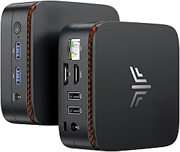 KAMRUI Essenx E1 Mini PC, N95 Processor (up to 3.4GHz), 12GB LPDDR5 RAM 256GB M.2 SSD, Mini Desktop Computer Support Dual 4K, WiFi, Ethernet for Business, Office, Home