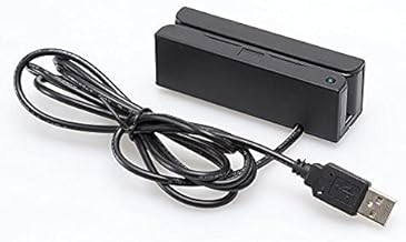 Mini Msr100 Swipe Magnetic Credit Card Reader 3 Tracks Hi/Lo Data Collector, USB Msr Stripe Card Reader for Point of Sale (POS), Access Control, ID Verify