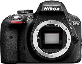 Nikon D3300 DSLR 24.2 MP HD 1080p Camera Body - Black
