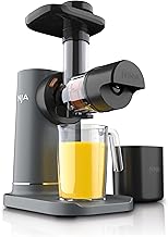 Ninja NeverClog Cold Press Juicer, Powerful Slow Juicer with Total Pulp Control, Countertop, Electric, 2 Pulp Functions, Dishwasher Safe, 2nd Generation, Charcoal, JC151