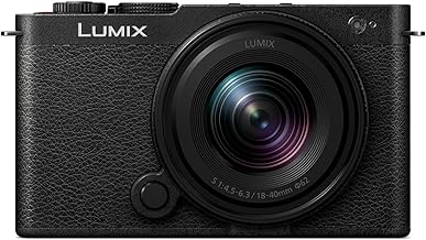 Panasonic LUMIX S9 Full-Frame Mirrorless Camera with S 18-40mm F4.5-6.3 Lens, Compact, Lightweight Body, Perfect for Social Media and Travel, Cameras for Photography, DC-S9NK