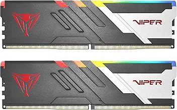 Patriot Viper Venom RGB DDR5 RAM 32GB (2X16GB) 6000MHz CL36 1.35v UDIMM Desktop Gaming Memory Kit Compatible with Intel XMP/AMD Expo - PVVR532G600C36K