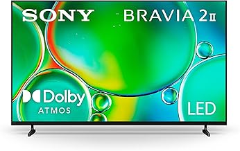 Sony BRAVIA 2 II 75 Inch 4K Ultra HD LED Smart TV with Google TV and Exclusive Features for PlayStation®5 (K-75S20M2), 2025 Model
