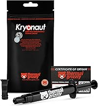 Thermal Grizzly Kryonaut - 5.55 Gram/1.5 ml - Extremly High Performance Thermal Paste - for Demanding Applications and Overclocking CPU/GPU/PS4/PS5/Xbox