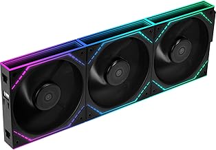 Thermalright TL‑M12QR X3 120mm Reverse Blade PC Case Fans, 1500RPM Airflow, ARGB Daisy‑Chain, Infinity‑Mirror Lighting, 3‑Pack