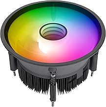 Thermaltake UX150 ARGB CPU Cooler; Copper Base/Aluminum Fins; 130mm PWM Fan; 500~2400 RPM; LGA 1851/1700/1200/1156/1155/1151/1150; Infinity Mirror; 130W TDP; Black; CL-P146-CA13SW-A