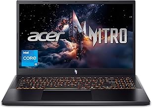 acer Nitro V Gaming Laptop | Intel Core i5-13420H Processor | NVIDIA GeForce RTX 4050 Laptop GPU | 15.6" FHD IPS 165Hz Display | 8GB DDR5 | 512GB Gen 4 SSD | Wi-Fi 6 | Backlit KB | ANV15-52-586Z