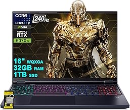 acer Predator Helios Neo 16S AI Gaming Laptop 16" 2560x1600 OLED 240Hz (100% DCI-P3) Intel 24-core Ultra 9 275HX 32GB RAM 1TB SSD GeForce RTX 5070 Ti DLSS4 (Up to 992 AI Tops) Win11 ICP Hub w/Copilot